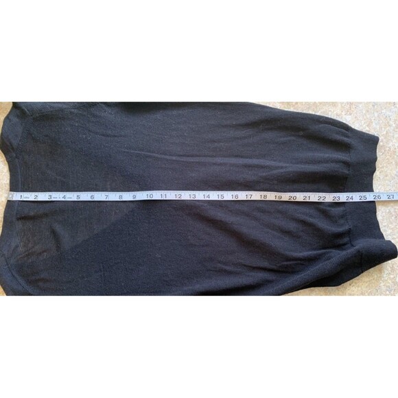 Madewell Black Button Up 100% Cotton V Neck Long Sleeve Cardigan Size XS New - Picture 7 of 8